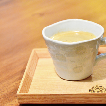 眺めのいいカフェ「あいはなカフェ」のシフォンケーキ