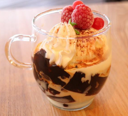 コーヒーゼリーアラモード