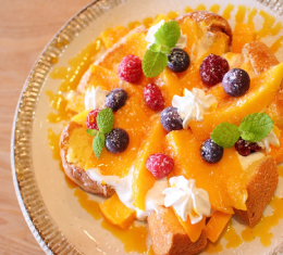 完熟マンゴーシフォンケーキセット